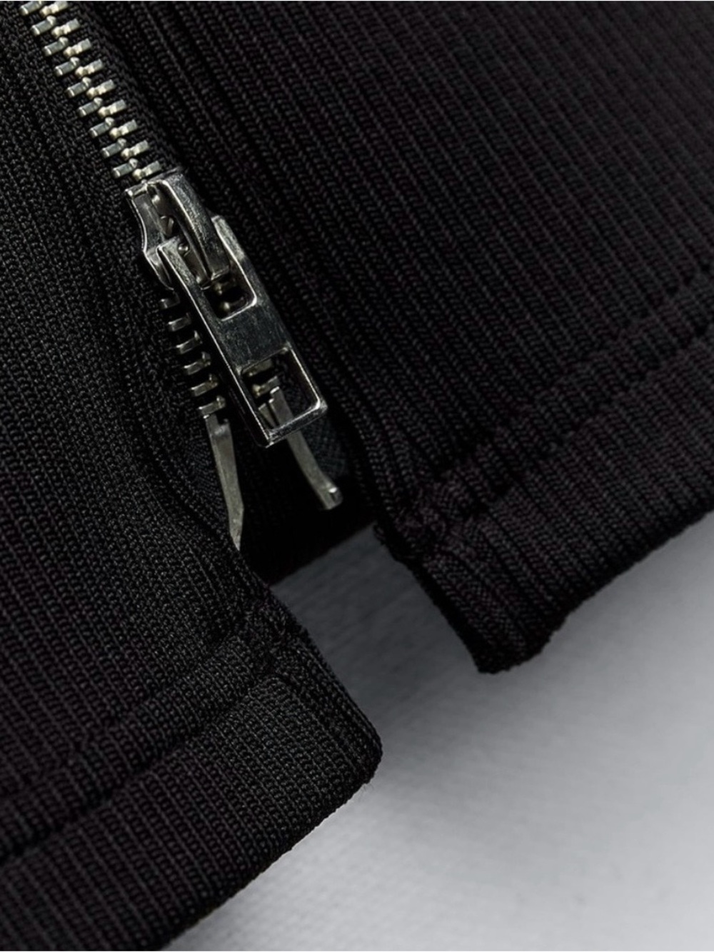 ZARA Black Bomber Jacket Dress - Picture 3 of 11